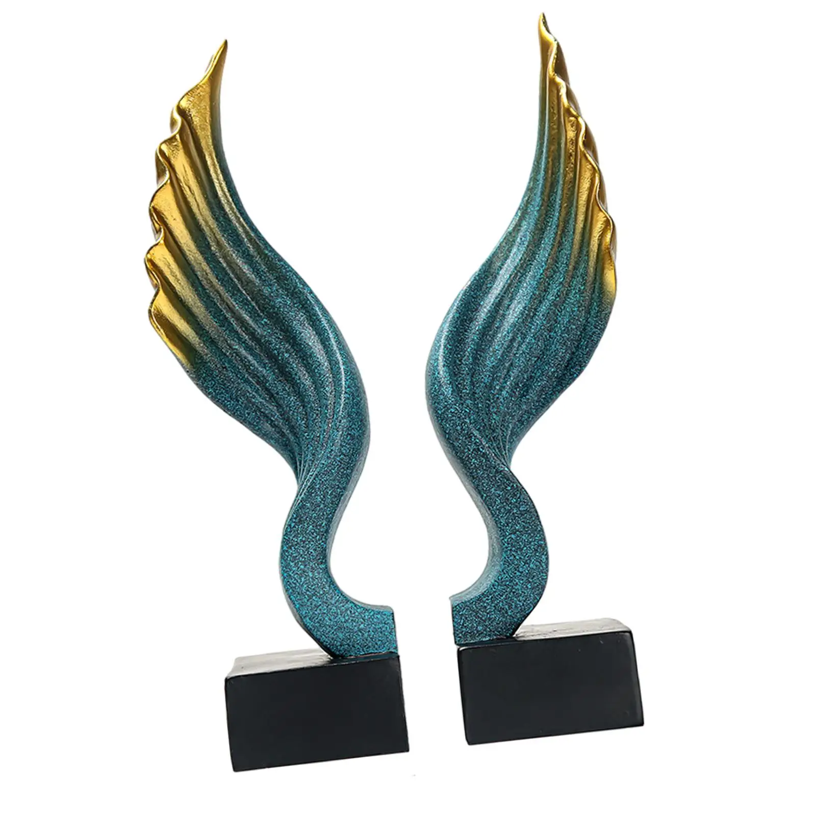 

Angel Wing Book Stand Bookends Statue Decoration Anti Slip Base Book Supports for Office Study Room Fine Workmanship Accessories