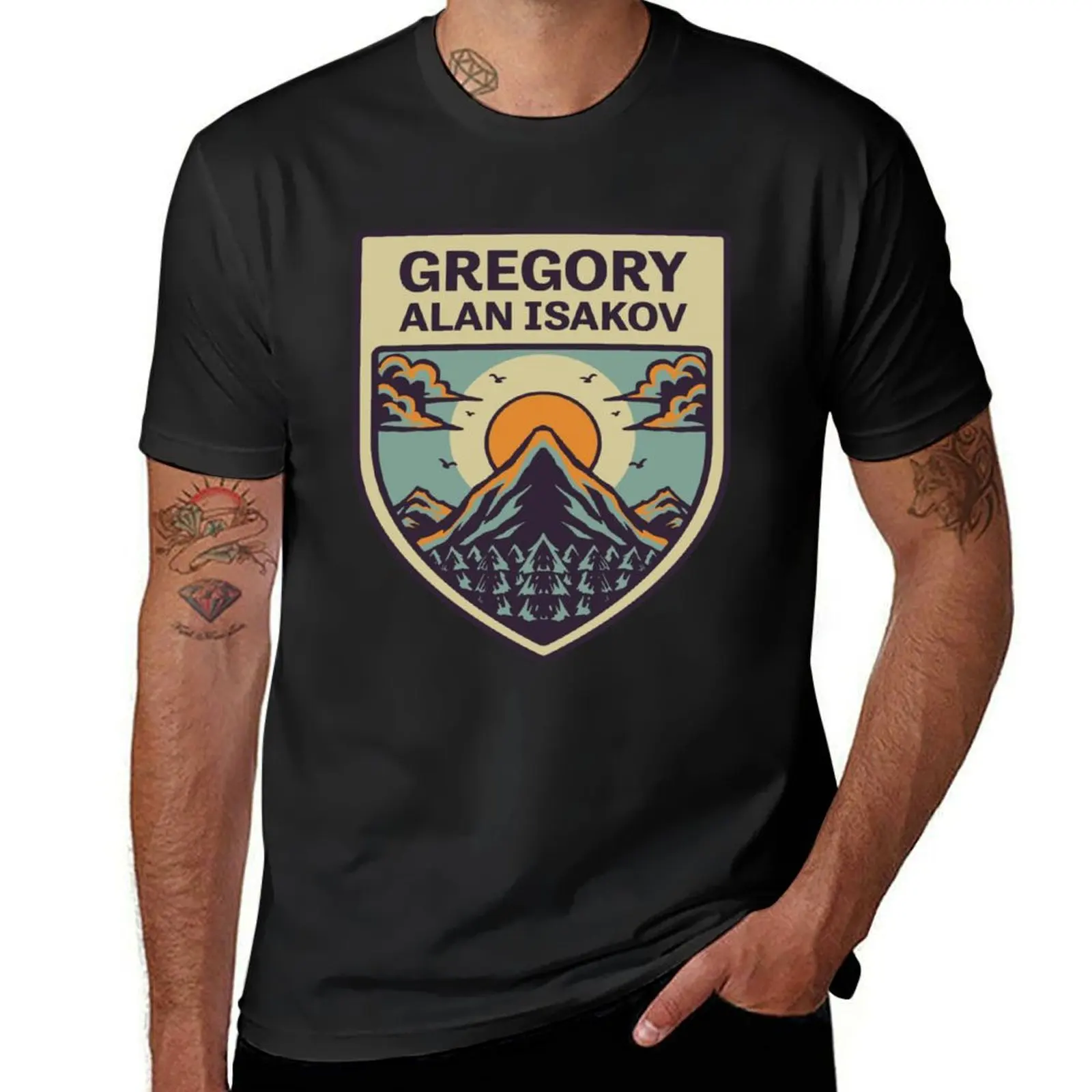 Gregory Alan Isakov T-Shirt customs animal prinfor boys mens graphic t-shirts funny