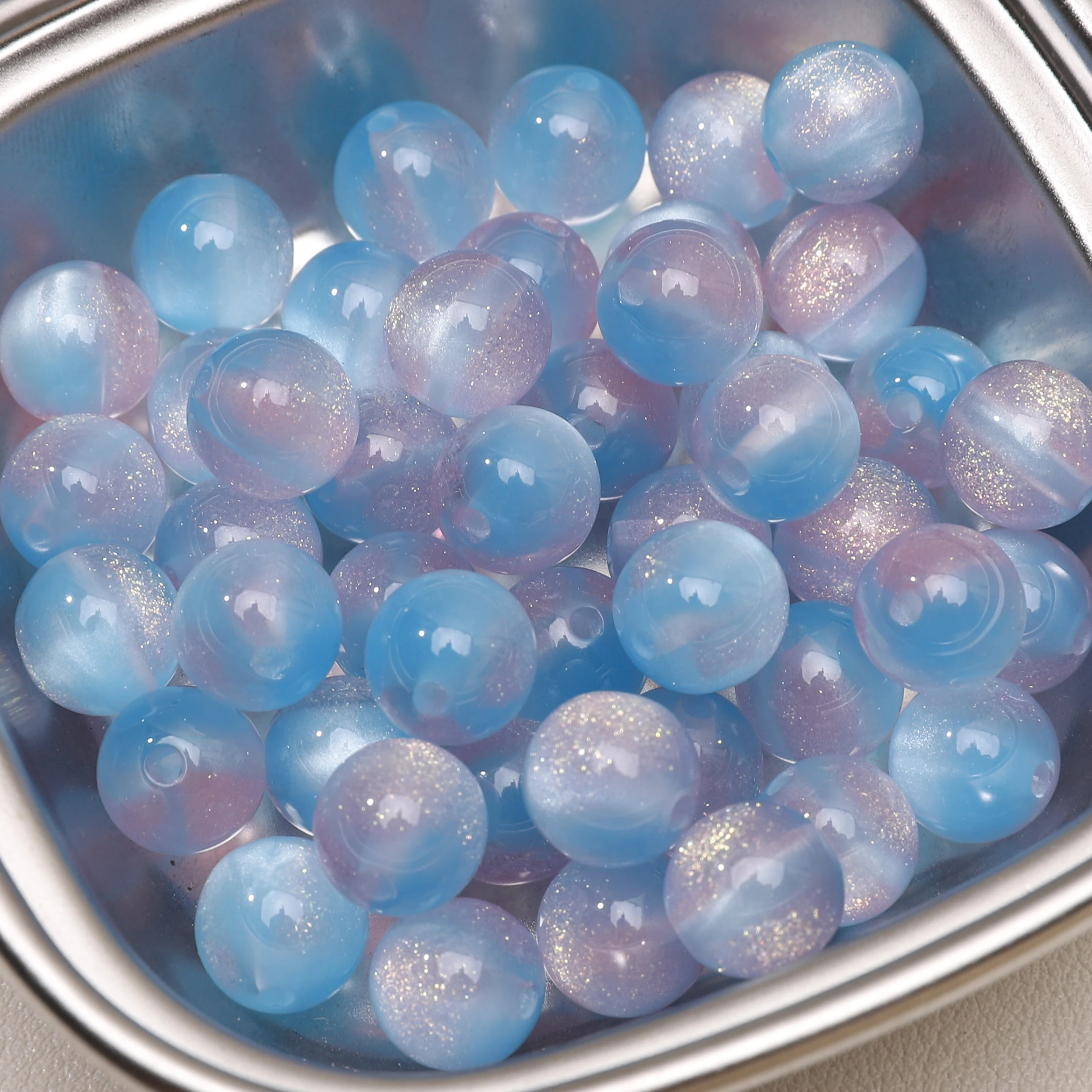 10–25 Stück 8 mm große Glitzer – Resin Art Necklace Bewertung und Preis