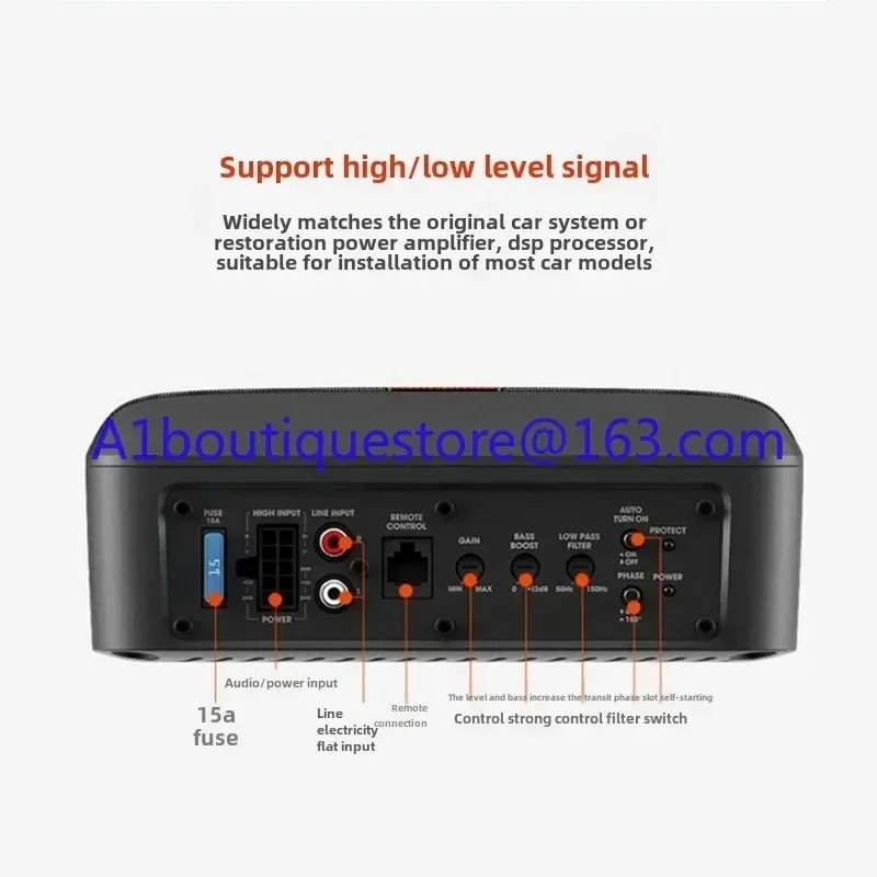 Altavoz subwoofer de 8 pulgadas SPL sistema de audio activo para coche subwoofer gran oferta BASSPRO NANO audio para coche bajo asiento woofer delgado