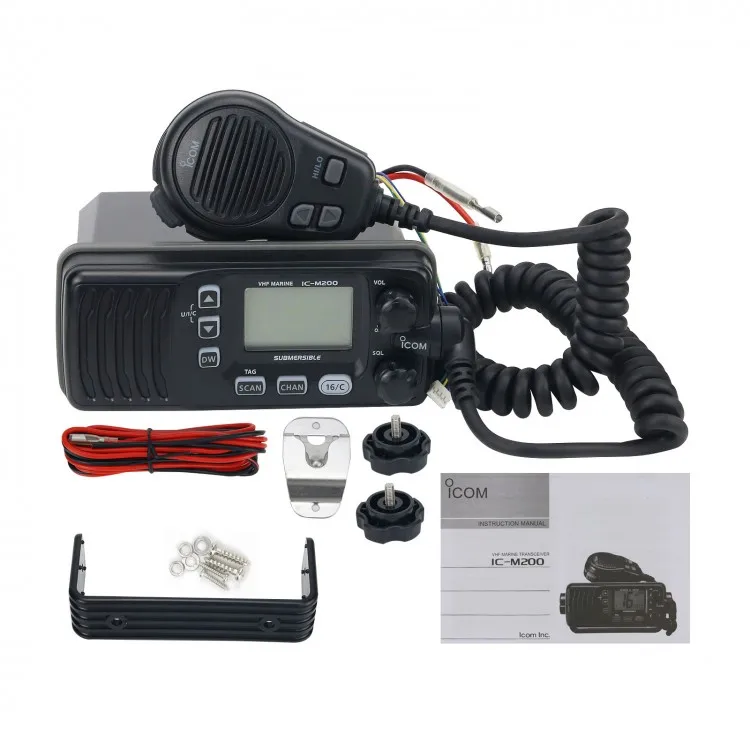 IC-M200 25W Mobile Radio Waterproof VHF Marine Radio Submersible Car Radio Station For ICOM