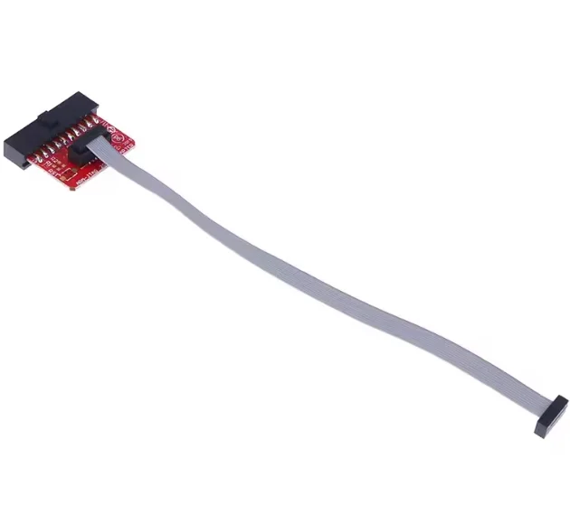 J-LINK/v9 v8 ARM-JTAG-20-10 لوح مهايئ 2.54 ملم دبوس 0.1 1.27 ملم jlink