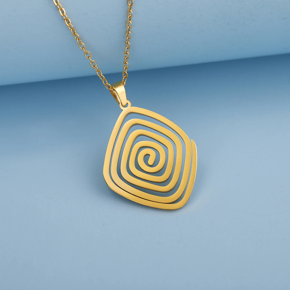 Reiki Cho Ku Rei Halskette Heilung Energie Yoga Power Anhänger Heilige Geometrie Schutz Amulett Edelstahl Schmuck Amulette für Glück und Schutz mächtige Amulette geistiger Schutz Reiki Heilmittel – Detail 22