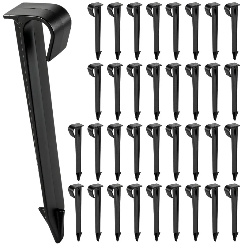 50/10pcs Irrigation Tubing Hold Down Anchor Stakes C Shape Hose Bracket Garden Water Pipe Tool Fixing Holders Spike Pegs