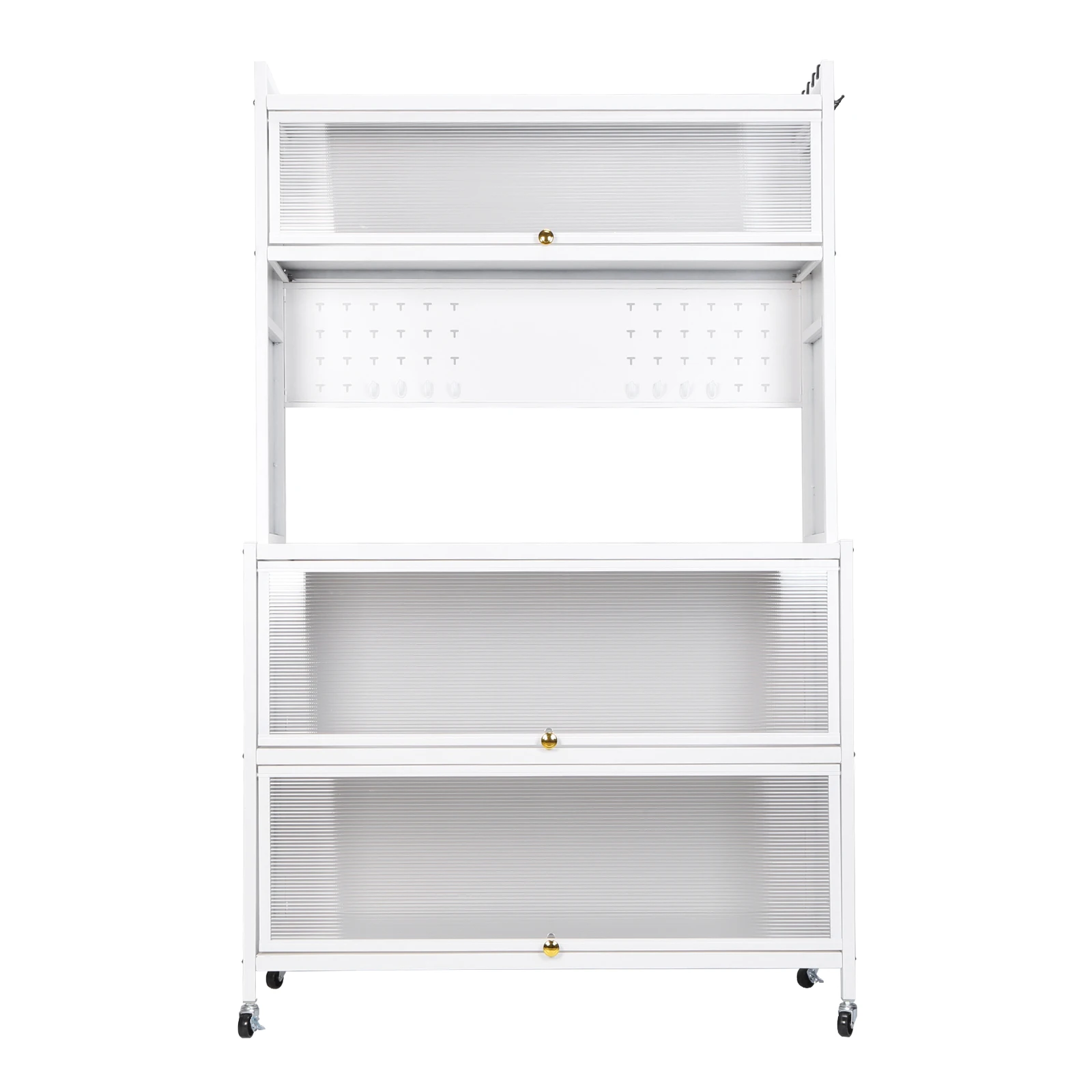 رف فرن الميكروويف بعجلات مقاوم للتآكل، منظم خزانة معدني، خزانة أرضية متحركة متعددة الطبقات، منظمة الحمام