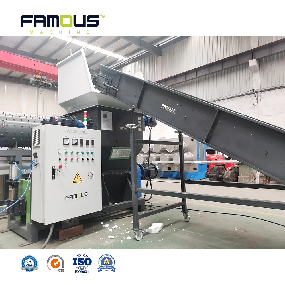 Machine de broyeur de mousse EPS, compacteur EPS, machine thermofusible EPS