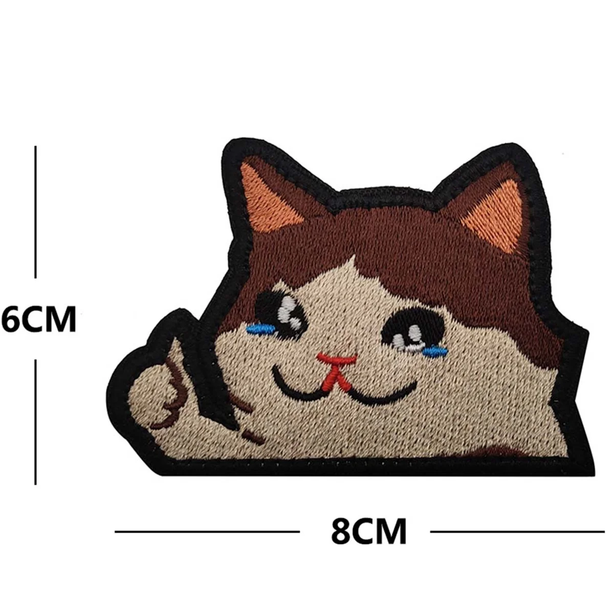 Рисунок 2 - Нашивка с вышивкой в виде кошки