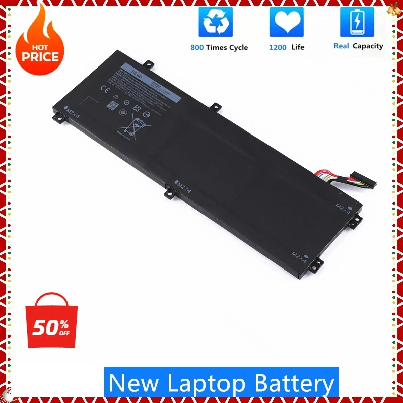 

New RRCGW Laptop Battery for Dell XPS 15 9550 Precision 5510 Series M7R96 62MJV 11.4V 56WH Dell Laptop Battery