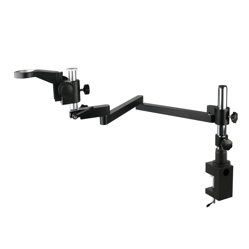 tipo de Extensão Ajustável Direção Articulando Braçadeira Suporte Braço 50 mm 76 mm Focagem Estéreo Trinocular Microscopio Suporte