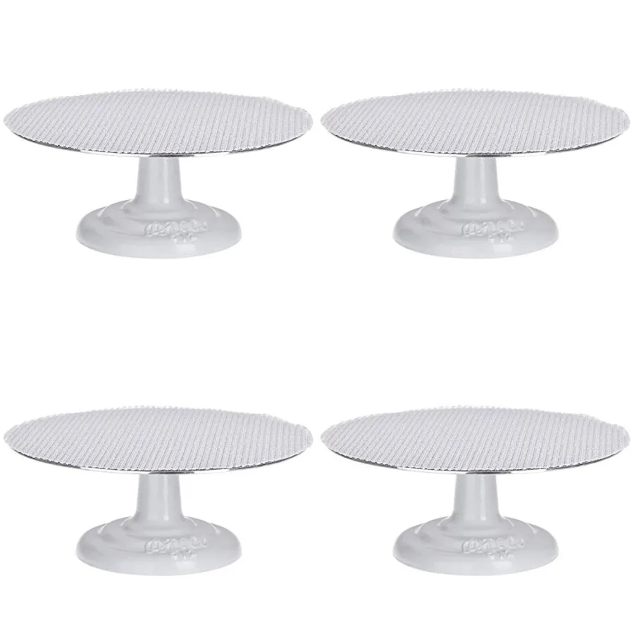 Cake Decorating Turntable - Revolving Cake Decorating Stand, Aluminum Turntable