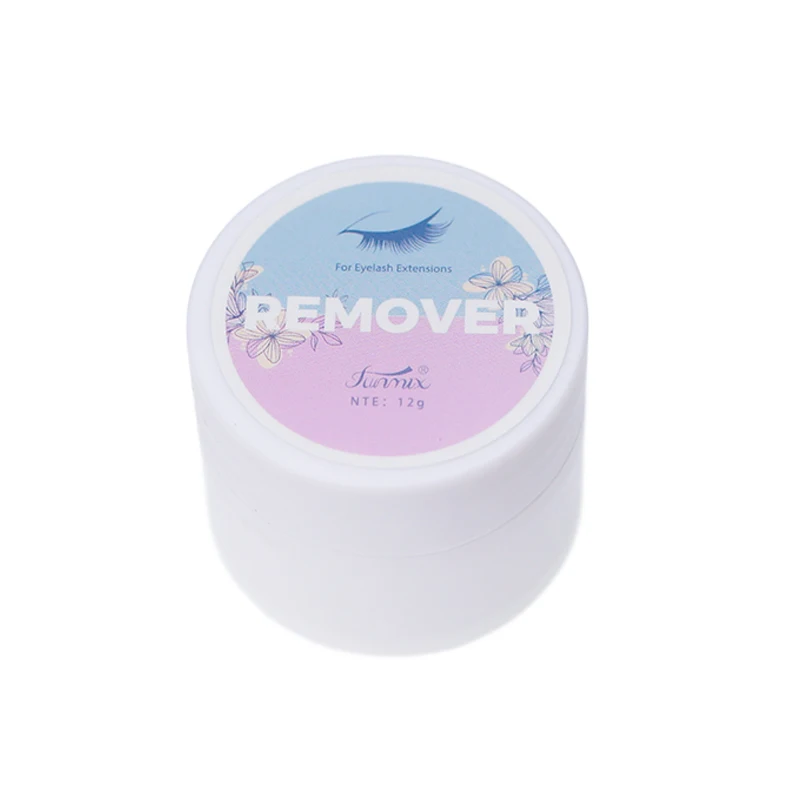 New 1pcs Funmix 12g Lemon Flavored Eyelash Extension Glue Remover Cream Professional Lashes Removal Makeup Tool