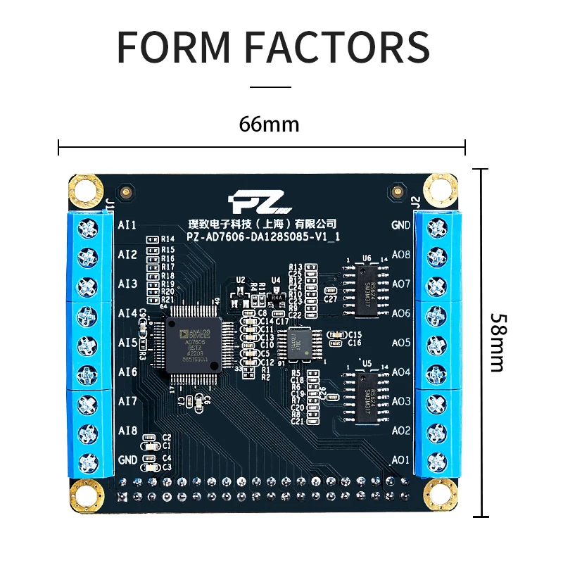 Imagem -04 - Puzhi-adda Extensão Board Ad7606 Fpga Amostragem Síncrona