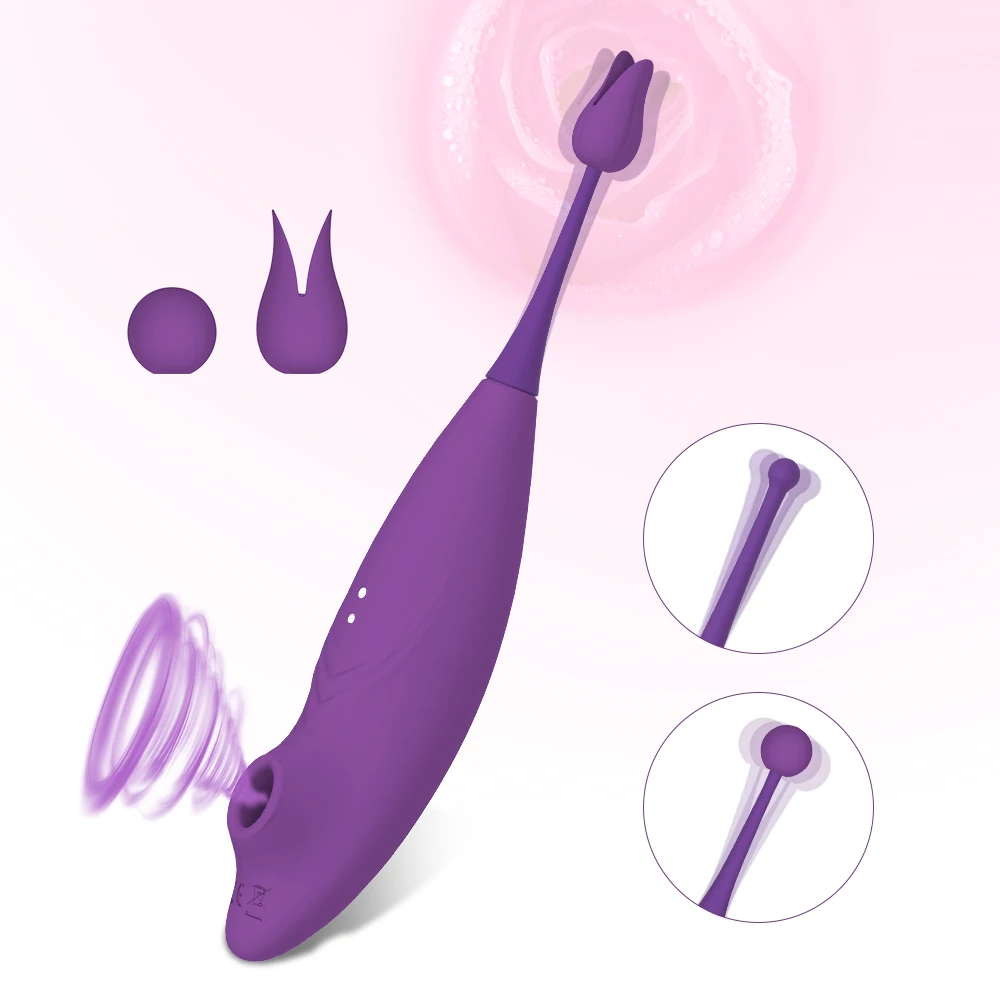 Sucking Vibrator 10 Speeds Vibrating Sucker Nipple Massager Oral Sex Suction Clitoris Stimulator Erotic Sex Toy for Women