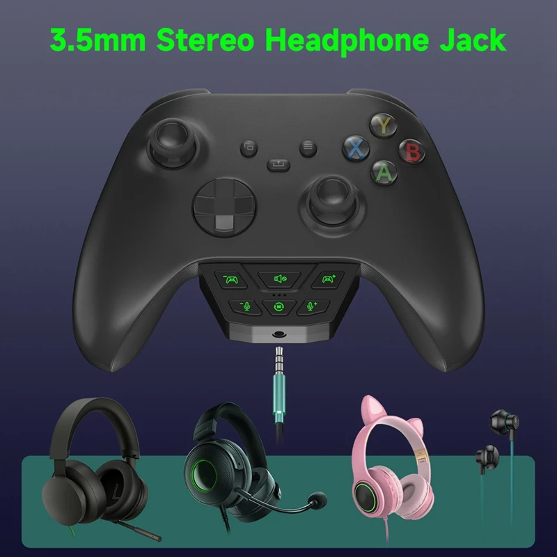 Game Console Headset Audio Controller For  One  Series X/S  Chat Game Microphone Balance Controller