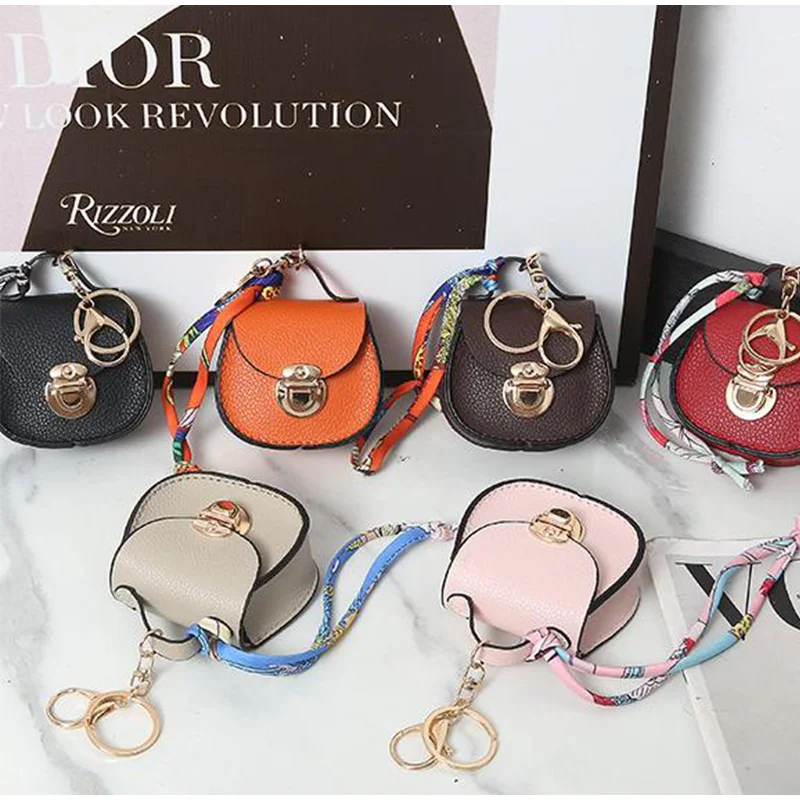 تنوعا السرج حقيبة صغيرة حقيبة لطيف محفظة نسائية للعملات المعدنية قلادة المفاتيح المحمولة متعددة الوظائف حقيبة صغيرة حقيبة جلدية أنيقة الملحقات