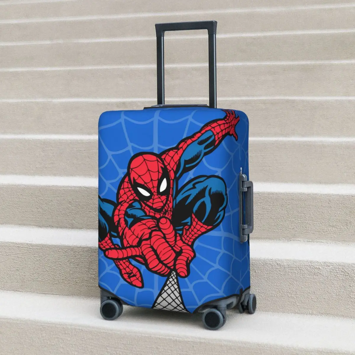 

Spider Man Graphic Suitcase Cover Practical Travel Protector Luggage Case Vacation