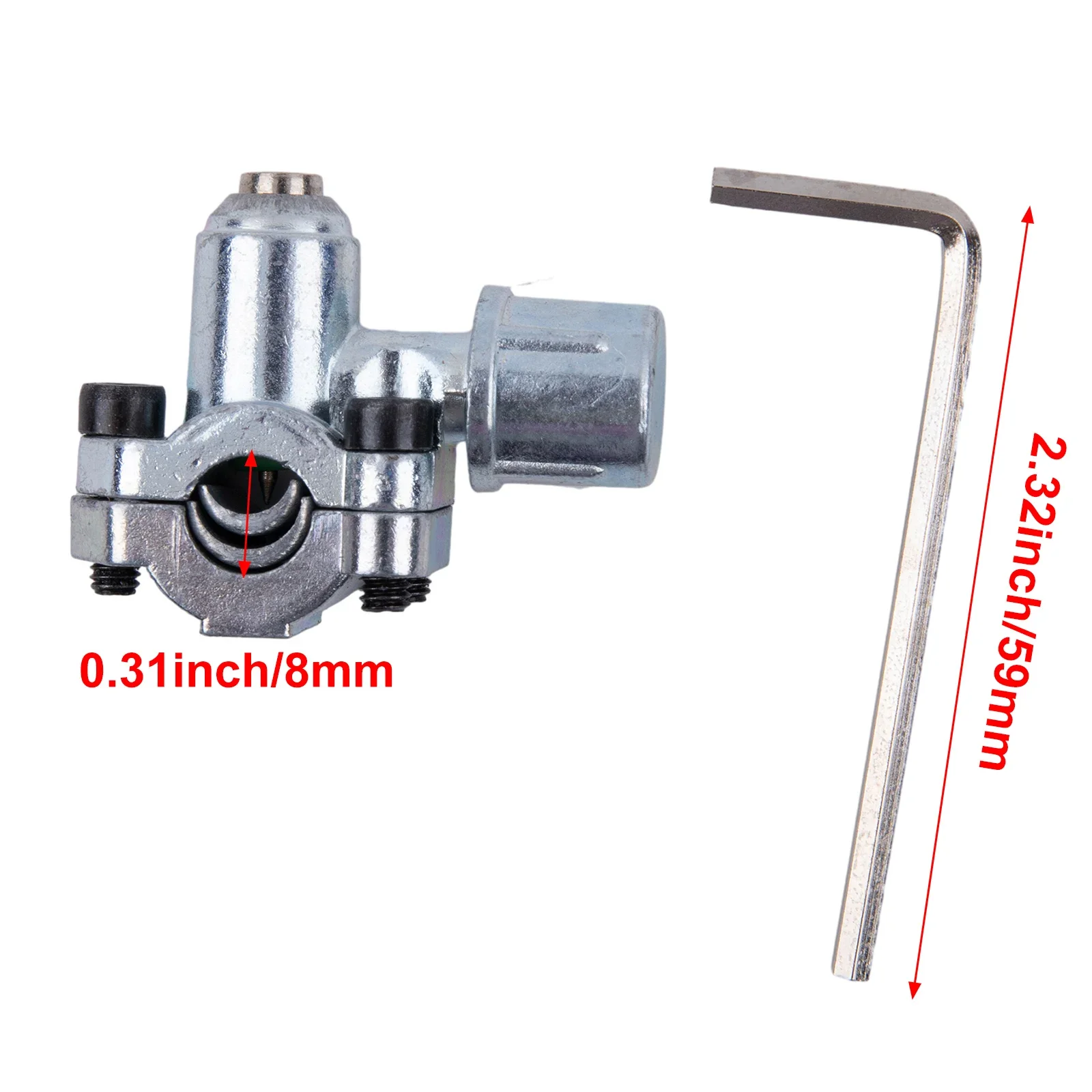 Piercing Puncture Valve com Spanner, Line Tap, Ar Condicionado, Geladeira com Chave Hexagonal, 3 em 1