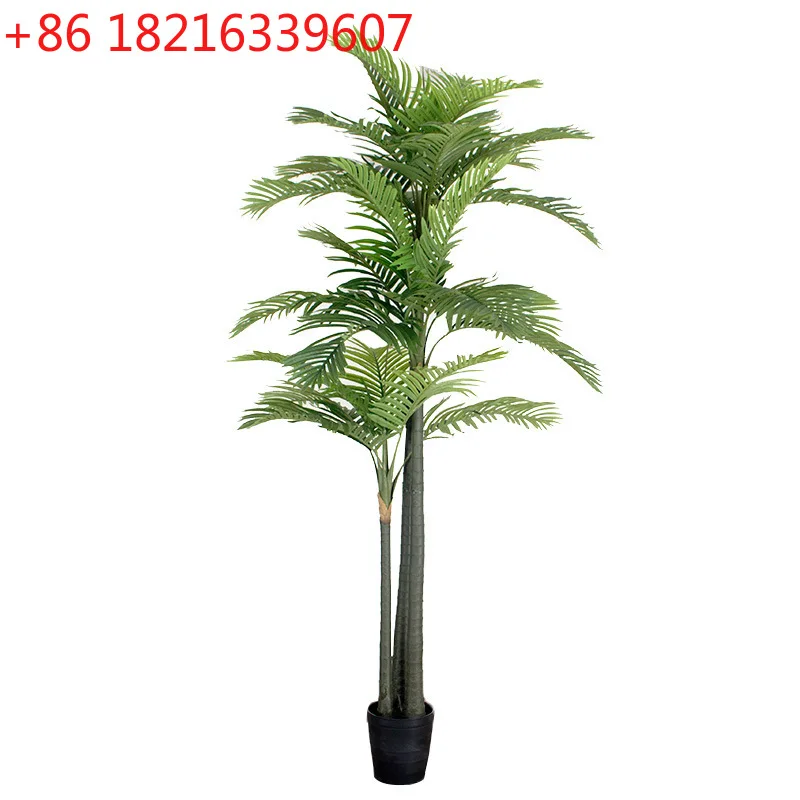 YAO hotel lobby simulation plant palm tree, large sunflower bonsai interior decoration