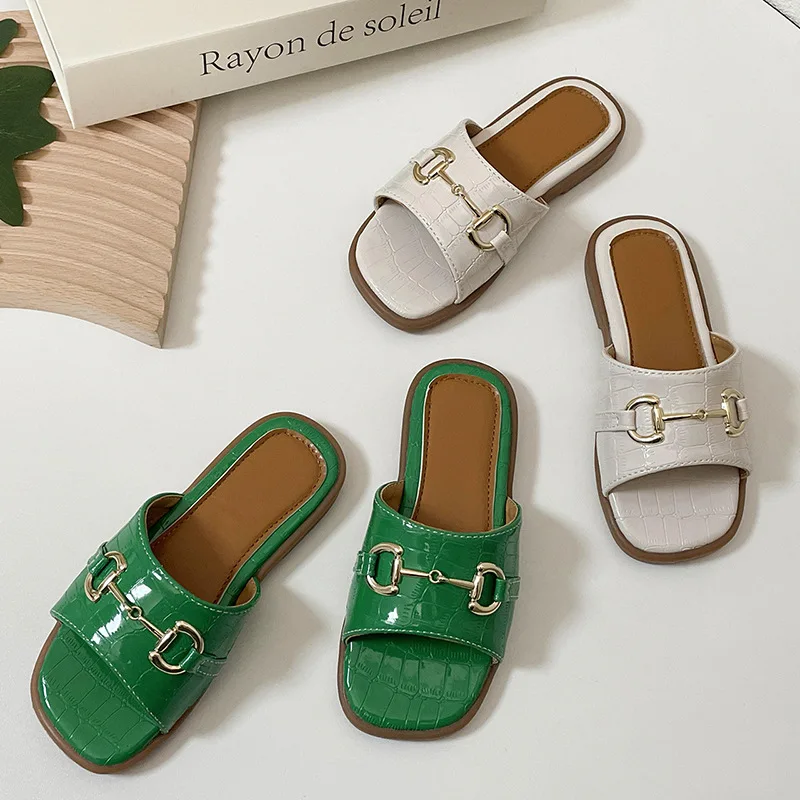 

Kids Slippers Girls Slippers Summer PU Leather Girls Slippers Girls Sandals Girls Shoes Kids Shoes
