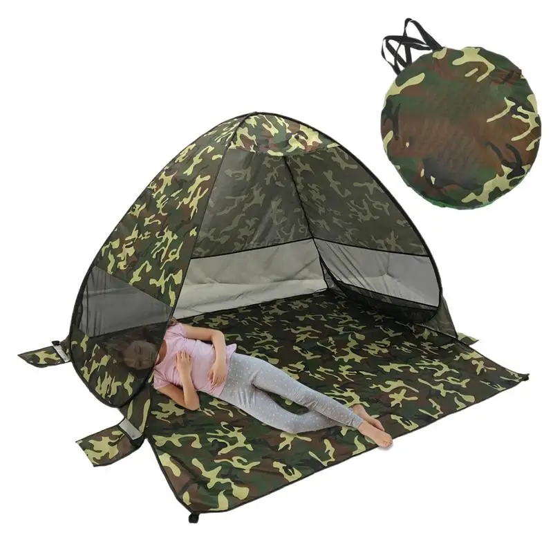 

Family Camping Tent Waterproof Sun Protection Quick-Opening Tent Waterproof Quick-Opening Tent For Camping Picnics BBQ Parties