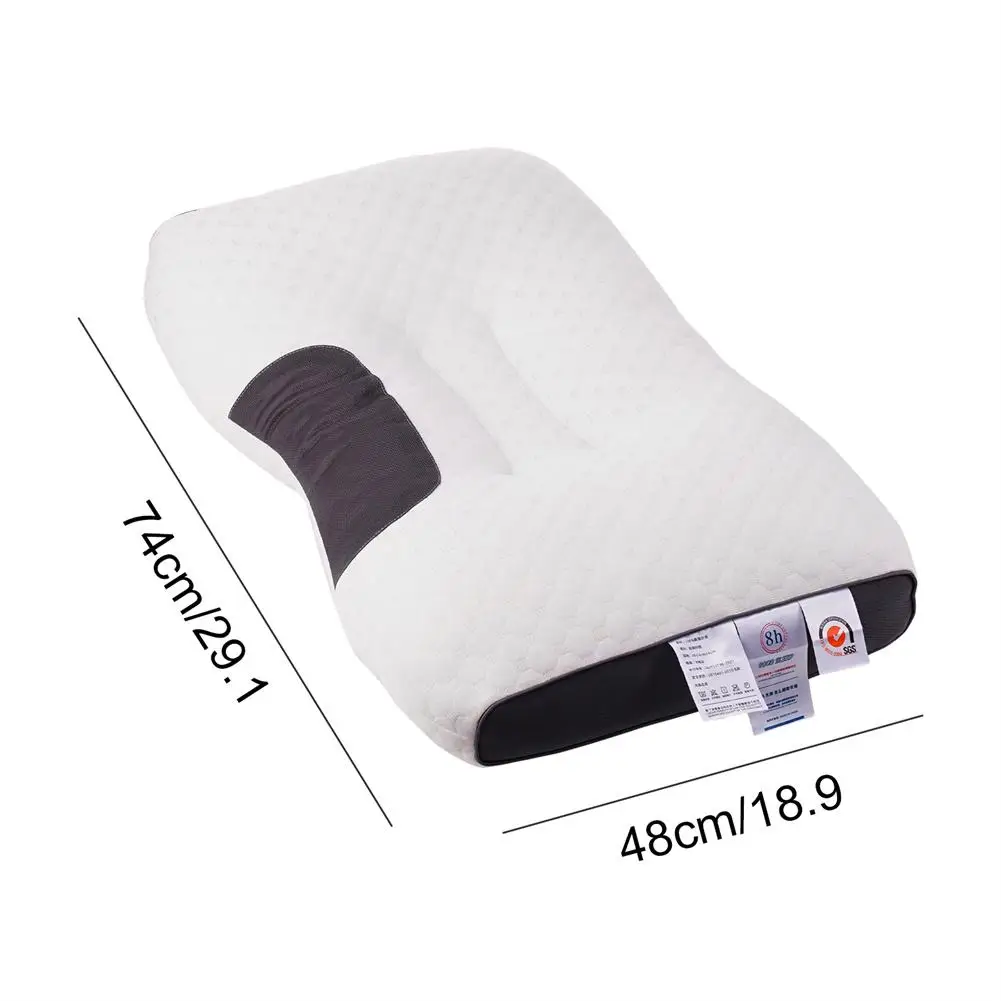 2024 Neck Pillow Help Sleep And Protect The Neck Cervical Orthopedic Household Soybean Fiber SPA Massage Pillow For Sleeping