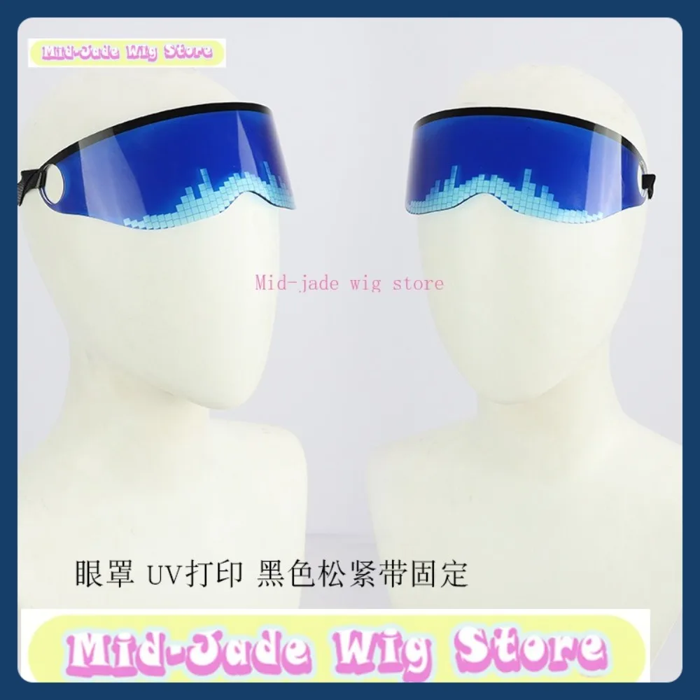 Peruka Średnio Jadeitowa Sklep PUBG Mobile Rocket Girl Cosplay Peruka Anime Gra Role-playing Halloween Party Performance Włosy Syntetyczne