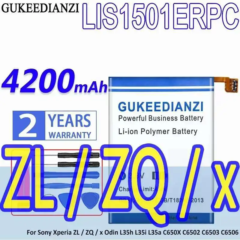 

Mobile Phone Battery LIS1501ERPC 4200Mah For Sony Xperia ZL ZQ X Odin L35h L35i L35a C650X C6502 C6503 C6506