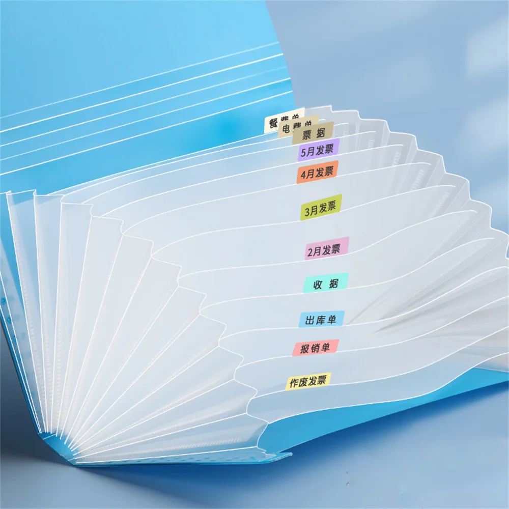 Расширяющаяся портативная папка для файлов A6, пластиковая сумка для документов, держатель для карт, органайзер, сумка для файлов, удлинитель кошелька, органайзер для папок формата А4