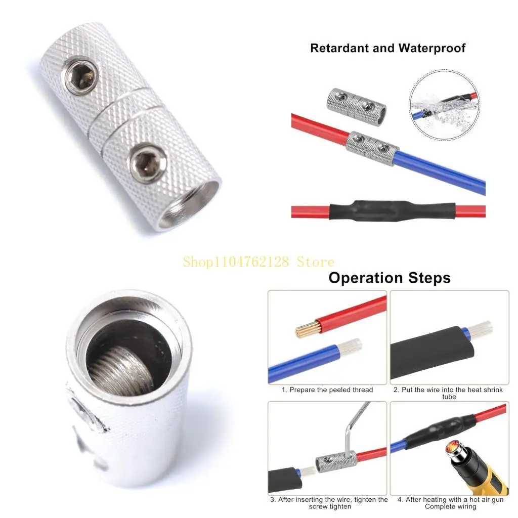 

Соединители для сращивания проводов 0 калибра, Соединители для кабеля батареи 0 калибра, стерео разъемы для проводов, с гаечным