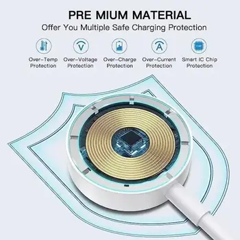 Přenosná magnetická bezdrátová nabíječka pro iWatch řady Ultra 2/10/9/8/7/6/SE/SE/5/4/3/2 Nabíjecí kabel pro iWatch 8 nejlepší prodej iBus Apple Watch Series 3 - №7