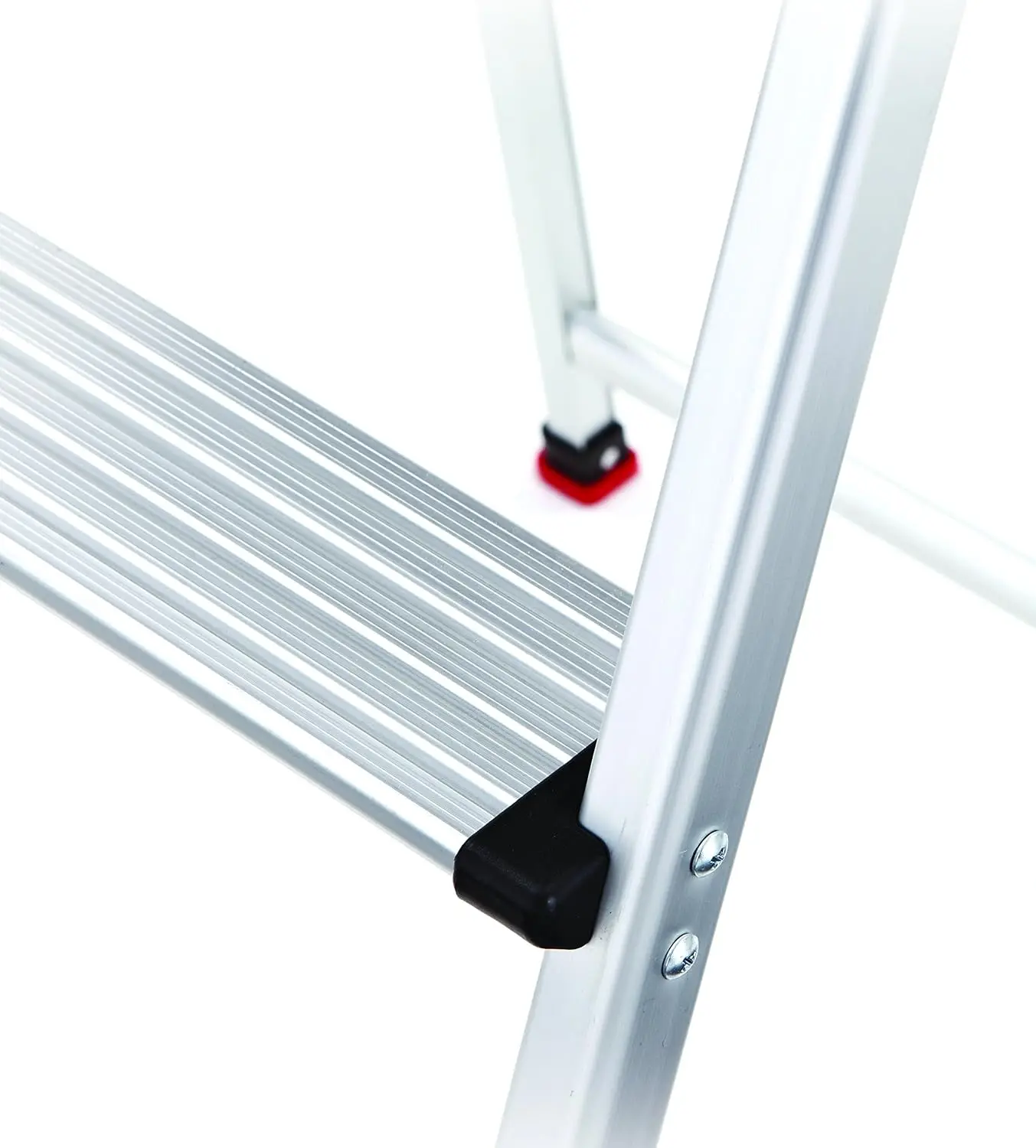 3-Step Folding Aluminum Step Stool with Project Top, Lightweight & Sturdy, US Safety Tested