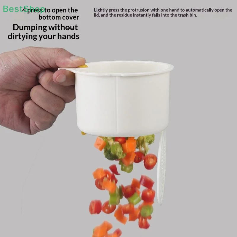 ♥ سلة فلتر الطعام لتصريف الحوض - صائد بقايا المطبخ المعلق لقصاصات الخضار/الطعام #4