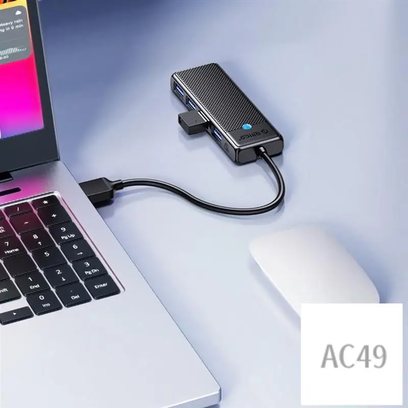

C9-ORICO USB-A Док-станция 4-в-1 USB 3.0 Hub USB-сплиттер 5 Гбит/с Forpc Аксессуары для ноутбуков