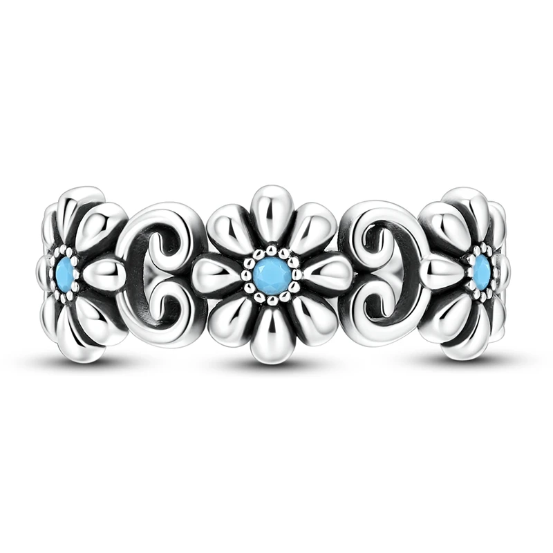 Original 925 Sterling Silver Rings Love Unlimited Colorful Zircon Rings For Women Girls Jewelry Birthday Anniversary Gifts
