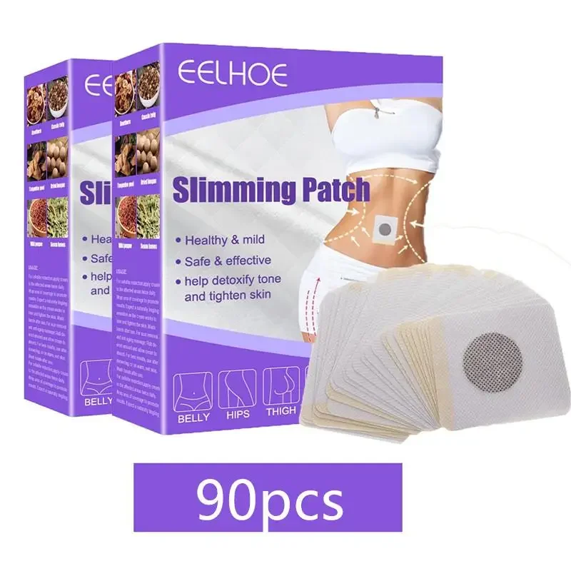 90pcs Weight Loss Slim Patch Navel Sticker Effective Slimming Product Fat Burning Detox Belly Waist Plaster Dropshipping