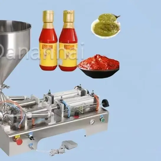 

Semi-Automatic Filling Machine 10-100ml for Liquids Paste And Paste Materials Suitable for Various Applications