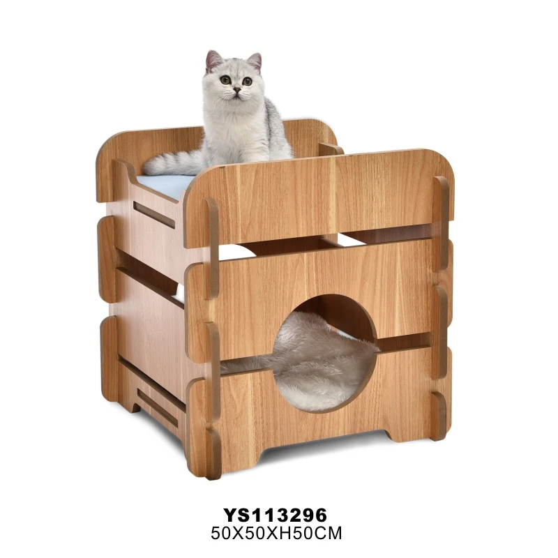 Pet Houses&Furniture,Low Price Guaranteed Quality Wood Color Pet Houses Furniture Indoor Pet Bed House