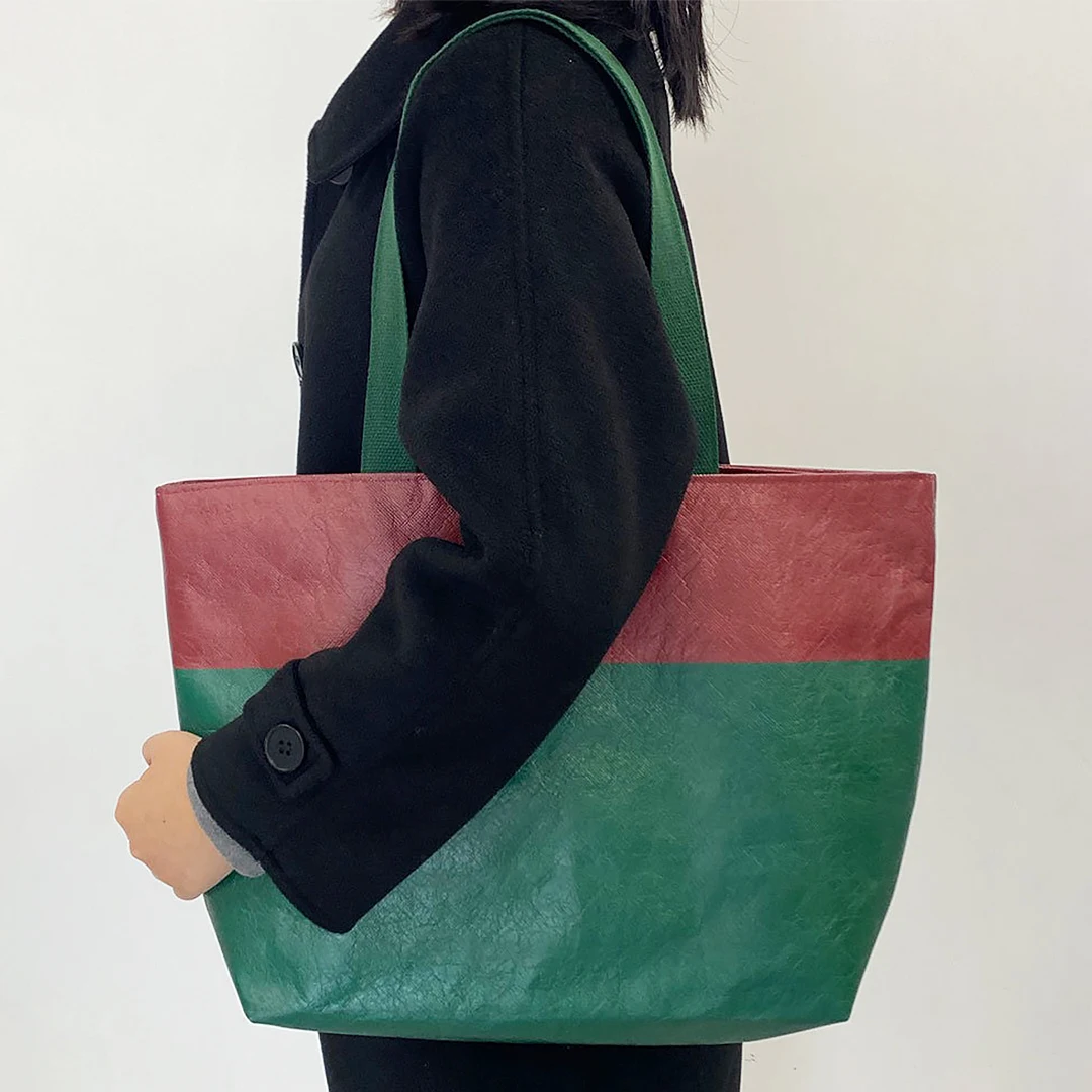 

Handbags Ultra-light Waterproof DuPont Tote Bags for Woman Christmas shopper bag Casual Female Shoulder Bag