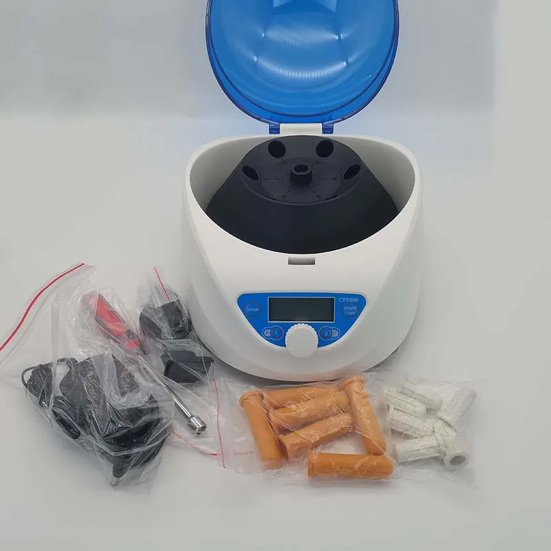 Hot Sale Laboratory Plasma Centrifuge 1.5ml 2ml 5ml 10ml 15ml Medical Low Speed 5000Rpm Blood CGF Prf PRP Centrifuge Machine