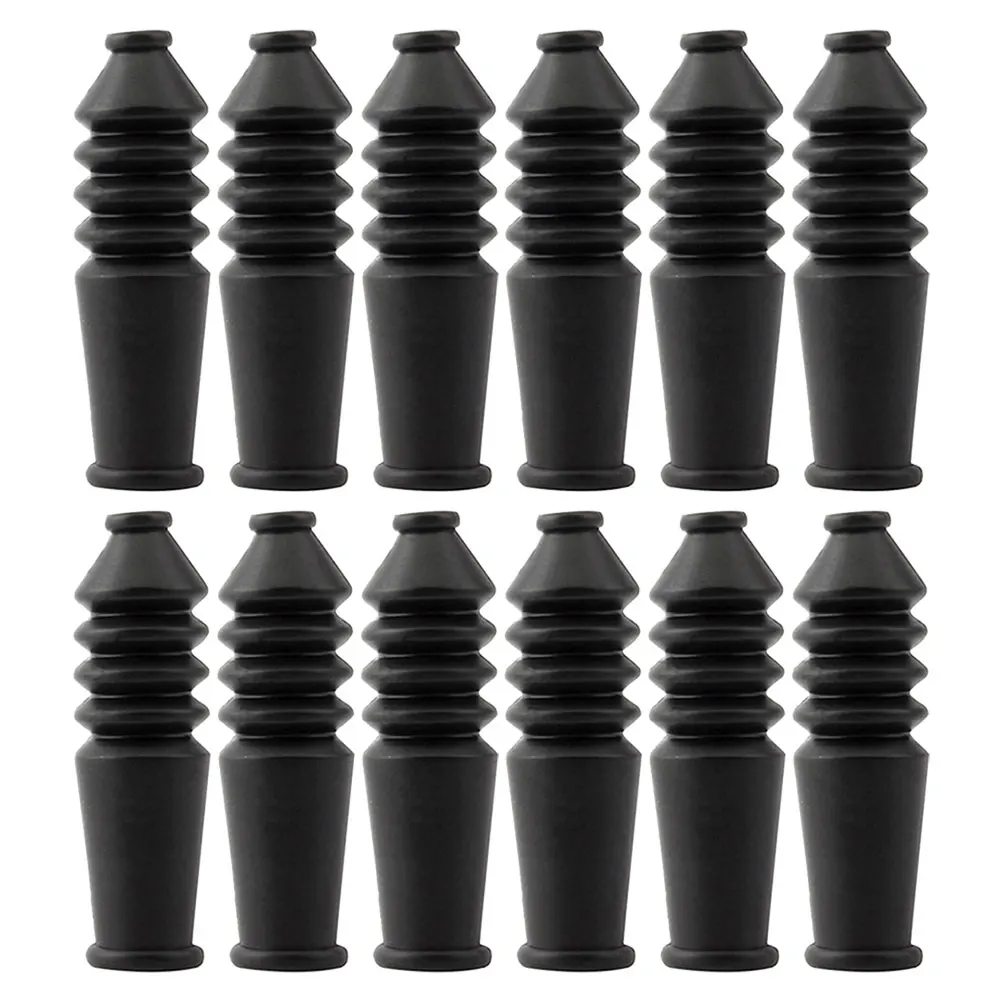 

12 Pcs Protector Durable Rubber Bike Brake Protector Cover Brake Hose Protection Bike Lines Water Dust Proof Accessories