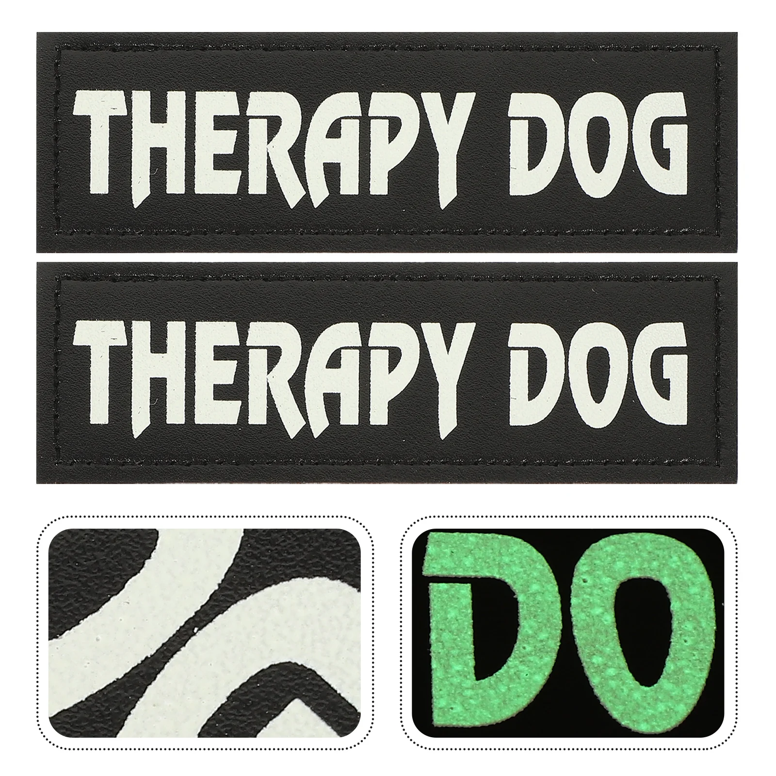 

Reflective Dog Vest Patch Night Glow Tape Pet Stylish Design Wear Resistant