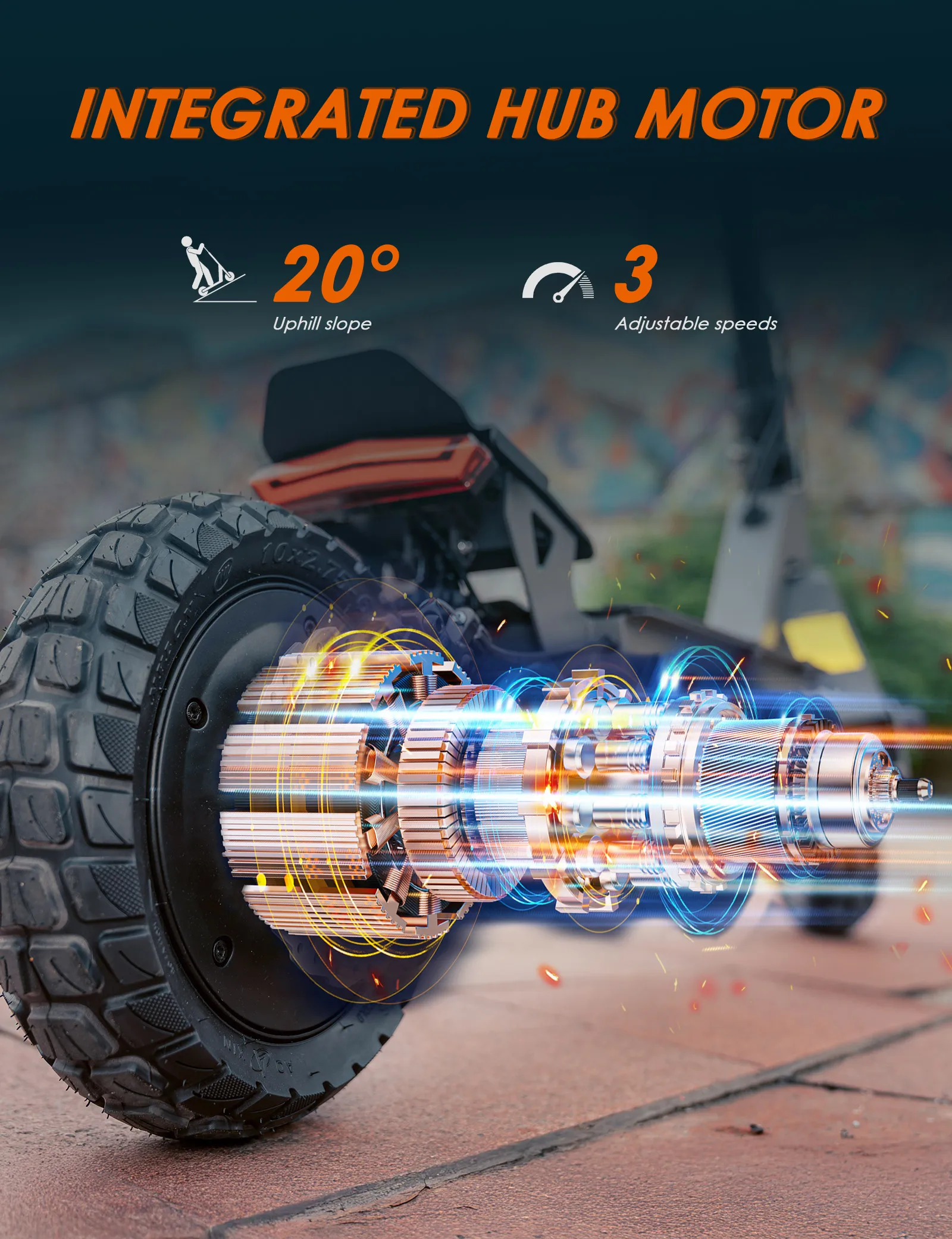 KuKirin G2 Foldable Electric Scooter 800W Brushless Motor 48V 15.6Ah Battery Max 45km/h 55km Range 10 Inch Tubeless Off Road Tire Dual Shock Absorber Dual Disc Brake IP54 Commuter E Scooter Max Load 120kg