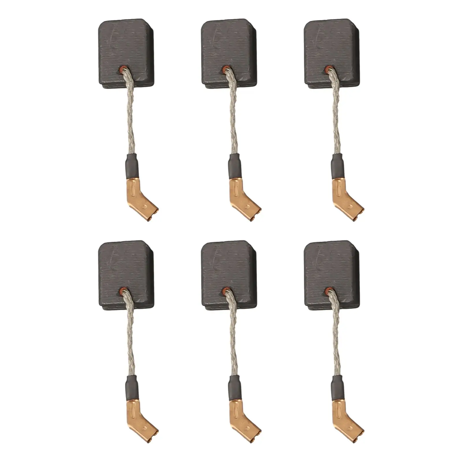 6PCS Carbon Brushes Coals For DW Angle Grinder N421362/DWE4217/DWE4238 Brushes Power Tool Parts 6.5mmx12mmx14mm