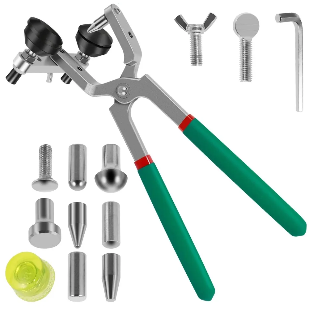 

Paintless Dent Repair Kit Fender Edge Plier Heavy Duty Car Door Panel Dent Puller Fix Tool Metal Crimp Vise Auto Fender Panel