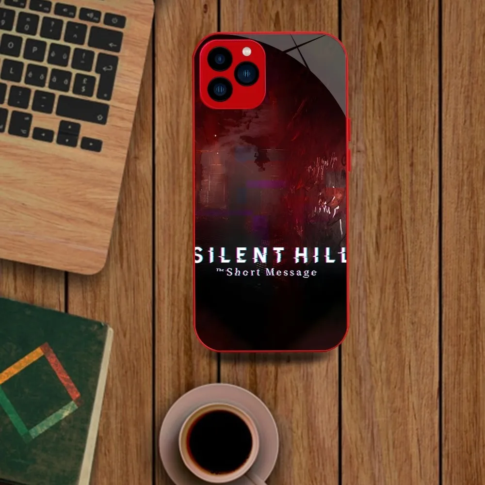 Game S-Silent Hill The Short Message Anita Phone Case For iphone Tempered Glass 14 13 12 11 Pro Mini XS MAX Plus X XR Cover