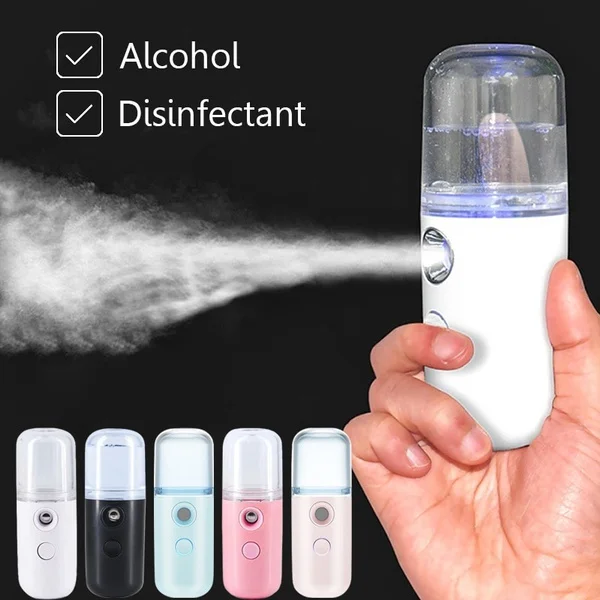 30ML Mini Nano Facial Sprayer USB Nebulizer Face Steamer Humidifier Hydrating Anti-aging Wrinkle Women Beauty Skin Care Tools