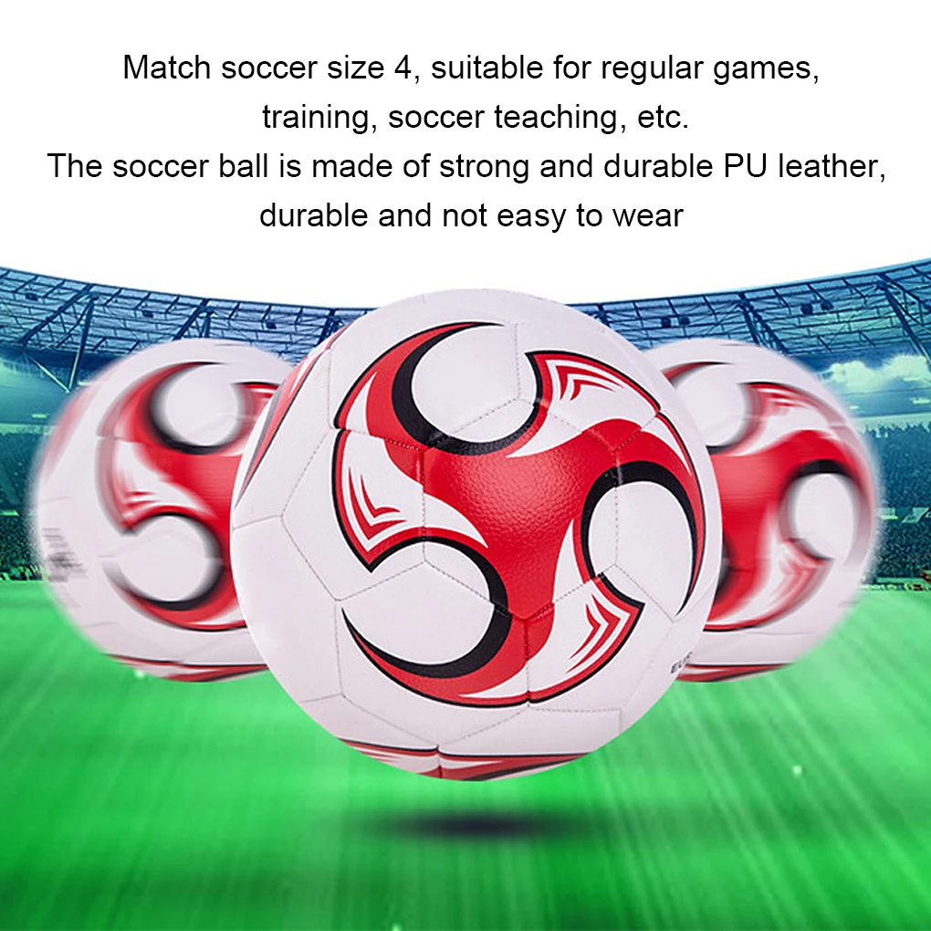 

20cm Football Professional Competition Beginner Learner Match PU Soccer Practicing Balls for Gym School Playground