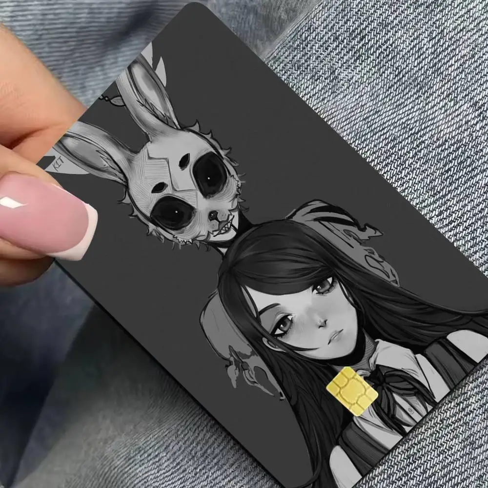 Game T-Tiny Bunny 4pcs 1Set Card Stickers Small Waterproof Chip 4PCS Card Sticker Anti-Scratch