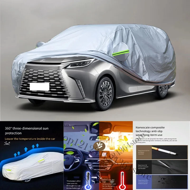 

For Lexus-LM-210T- Auto Anti snow Anti dust Anti-uv Anti peeling paint And Anti Rainwater 210t car cover Car cover protection