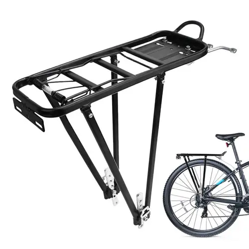 Imagen 1 del producto Bastidores de carga para bicicleta, portaequipajes trasero para bicicletas de carretera, estante para equipaje, soporte para alforja de ciclismo, portaequipajes, accesorios para ciclismo
